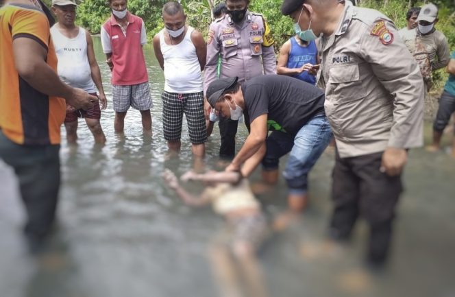 
 Mayat Pria Ditemukan Terapung di Sungai Todowongi, Halmahera Barat