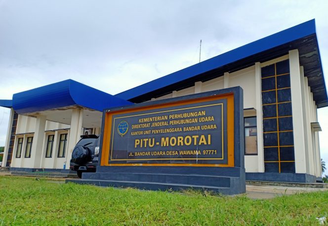 
 Kantor Bandara Pitu Pulau Morotai || Foto: Ical