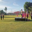 Wakapolres Pulau Morotai, Kompol Samsul Alam saat memimpin upacara Korps Raport kenaikan Pangkat Bintara || Foto: Istimewa 