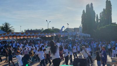 Ribuan Pegawai serta Masyarakat Meriahkan HUT Morotai dan BUMN