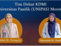 Lolos Seleksi, Dua Mahasiswa Unipas Morotai Ikut Kompetisi Debat di Tingkat Nasional