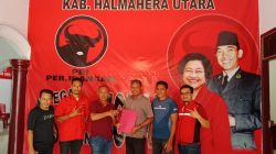Bertarung di Pilkada Halmahera Utara, Kasman Hi Ahmad Ambil Formulir PDI Perjuangan